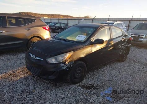 2012 Hyundai Accent Gls from USA, damaged, VIN KMHCT4AE5CU179750